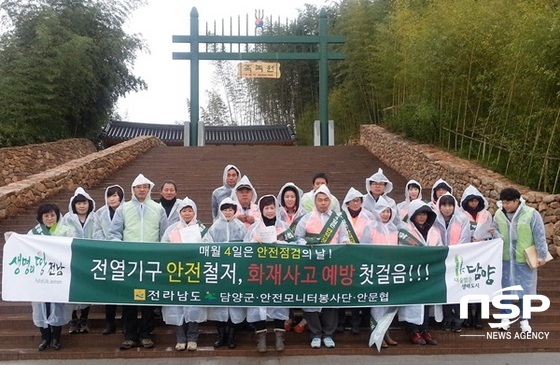 NSP통신-담양군 등이 최근 실시한 안전점검의 날 캠페인. (담양군)