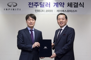 [NSP PHOTO]인피니티 코리아·JS모터스, 전북 전주지역 공식 딜러 계약 체결