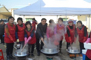 [NSP PHOTO]광주 대촌농협, 사랑의 동지팥죽 나눔행사 실시