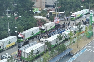 [NSP PHOTO]풀무원, 화물연대 파업 100일…밝은 새해 맞이하자 업무복귀 호소