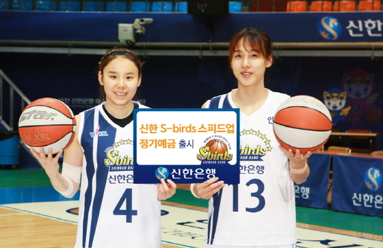 NSP통신-신한 S-birds 여자 농구단 최윤아 선수(왼쪽)와 김단비 선수(사진제공=신한은행)