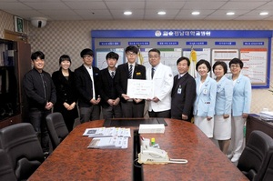 [NSP PHOTO]광주 서석고, 화순전남대병원에 헌혈증 200매 기부