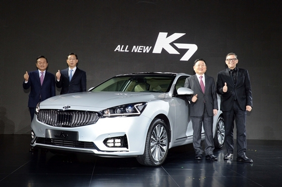 [NSP PHOTO]기아차, 올 뉴 K7 출시…전륜 8단 자동변속기 탑재