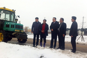 [NSP PHOTO]농협 이상욱 농업경제대표, 군산 폭설피해 현장 방문