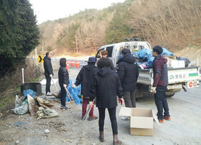 [NSP PHOTO]영암군, 덕진면 설맞이 일제 대청소 실시