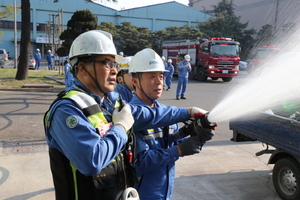 [NSP PHOTO]포스코 포항제철소, 봄철 건조기 화재 예방에 만전