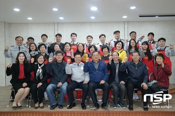 [NSP PHOTO]군산경찰서, 교경협의회와 사랑의 무료급식 봉사