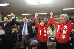 [NSP PHOTO][20대 총선]김정재 후보, 선대위 발대식 가져