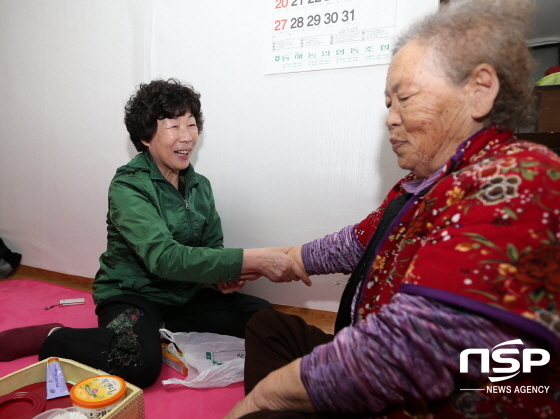 NSP통신-노노홈케어사가 돌봄 서비스를 하고 있다. (포항제철소)