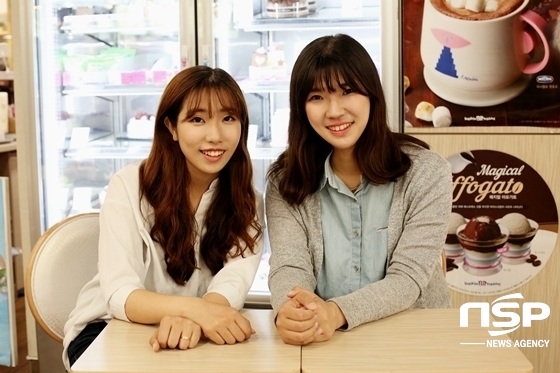 [NSP PHOTO][20대 총선]영등포갑 박선규 두 딸, 아빠 적극적으로 돕고 있다