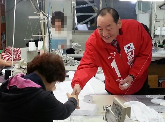 [NSP PHOTO][20대 총선]성북구을 김효재, 패션봉제공장 방문