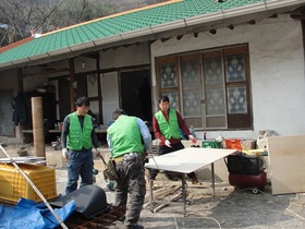 [NSP PHOTO]곡성군 귀농인 단체,  릴레이 이웃사랑 재능기부훈훈