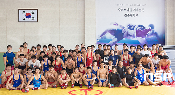 [NSP PHOTO]전주대 레슬링·씨름 선수단, 올해 첫 대회부터 우수