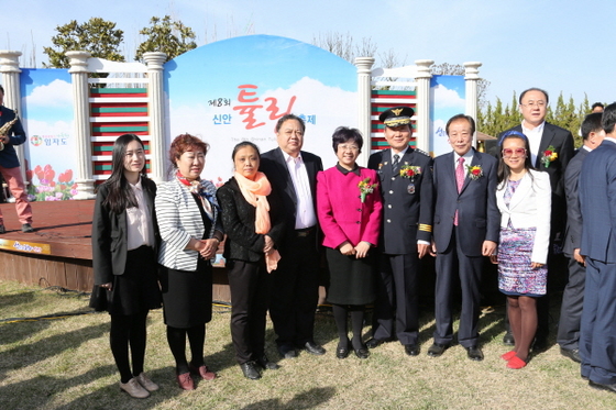 NSP통신-중국 대흥구 축제장 방문 (신안군)