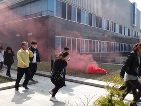 [NSP PHOTO]군산시 보건소-군산 소방서, 합동 소방훈련