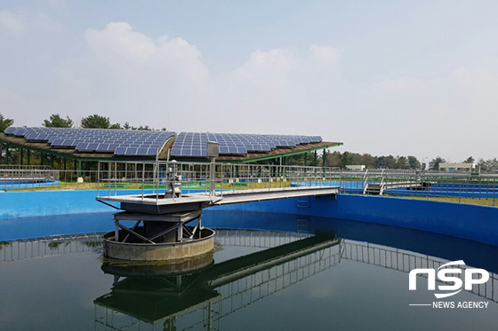 NSP통신-남원하수처리장 내 태양광 발전설비