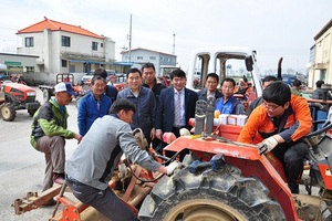 [NSP PHOTO]광주 대촌농협, 찾아가는 농기계 무상 수리  호응