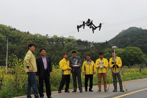 [NSP PHOTO]지적 점검 측량에도 본격 드론 시대 예고