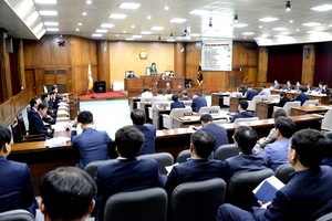 [NSP PHOTO]광주 광산구의회, 17일 제216회 임시회 폐회