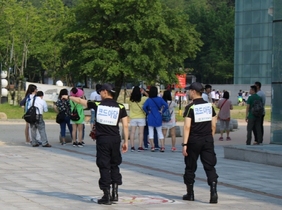 [NSP PHOTO]경주경찰서, 실종아동예방의 날 코드아담 훈련실시