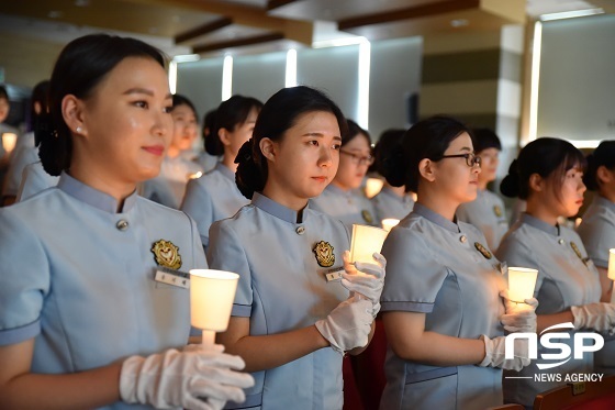 [NSP PHOTO]전주비전대 간호학부, 제4회 나이팅게일 선서식