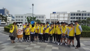 [NSP PHOTO]광주시교육청, 학생 서포터즈 금연 홍보 캠페인 펼쳐