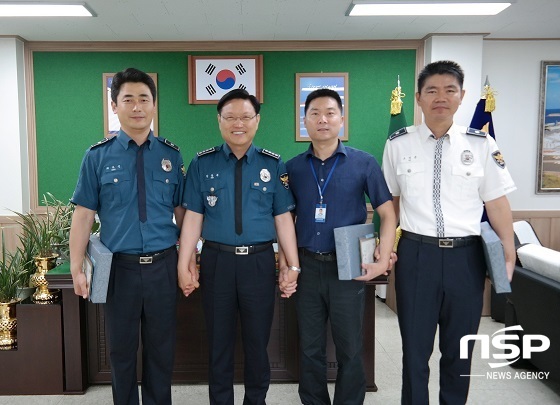[NSP PHOTO]군산署, 경찰업무 유공 직원에 표창 수여