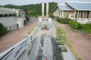 [NSP PHOTO]전주 화산체육관, 벽천분수·친수광장 운영