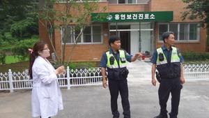 [NSP PHOTO]담양경찰서, 여성범죄 예방 위한 보건진료소 현장점검 실시