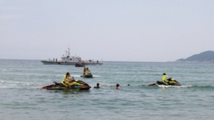 [NSP PHOTO]포항해경, 해수욕장 인명구조 합동훈련 실시