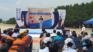 [NSP PHOTO]경북도, 해수욕장 안전관리 합동훈련 실시