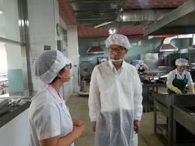 [NSP PHOTO]임종식 경북도교육정책국장, 학교급식 현장 점검