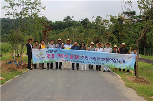 [NSP PHOTO]순천시, 신대지구 18억원 투입 해 명품 가로숲 길 조성