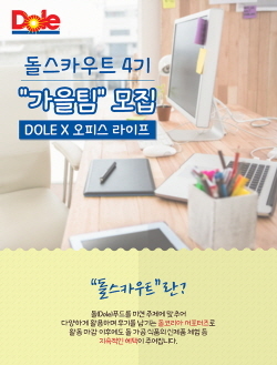 NSP통신-돌코리아 공식 서포터즈 돌 스카우트 4기 가을팀 모집 포스터. (돌코리아 제공)