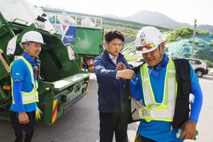 [NSP PHOTO]영덕군, 격무에 시달리는 환경미화원 격려