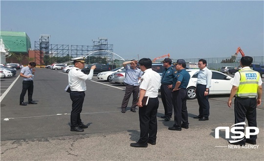 [NSP PHOTO]군산경찰, 군산야행 행사장 대테러 합동점검