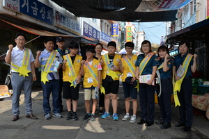 [NSP PHOTO]고흥경찰, 학생들과 함께하는 4대악 근절 캠페인