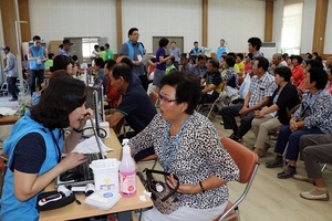 [NSP PHOTO]장흥군 안양다목적회관, 임시 서울대병원 깜짝 변신