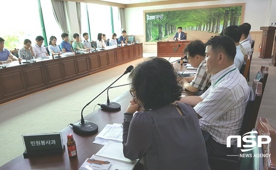 NSP통신-담양군이 지난 5일 개최한 세외수입 징수대책 보고회. (담양군)