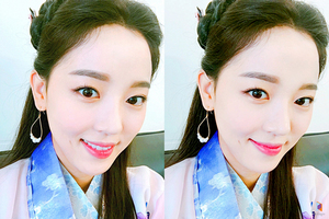 [NSP PHOTO]달의 연인 강한나 셀카 속 심쿵 보조개 미소 발산