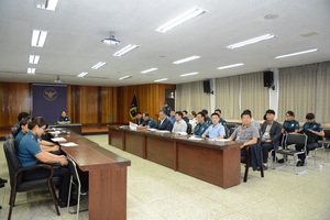 [NSP PHOTO]순천경찰서, 4대 사회악 예방위한 성과 T/F팀 회의