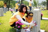 [NSP PHOTO]Sh수협은행, 국군의 날 맞이 현충원 묘역정화활동