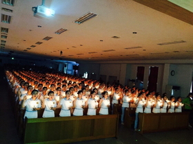 [NSP PHOTO]포항 선린대, 간호사 첫발 내딛는 나이팅게일 선서식 가져