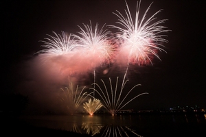 [NSP PHOTO]43만 시민과 함께한 제1회 구미낙동강 수상불꽃 축제