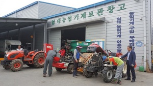 [NSP PHOTO]곡성군, 가을 농번기 철 맞아 농업기계 임대사업소 풀 가동