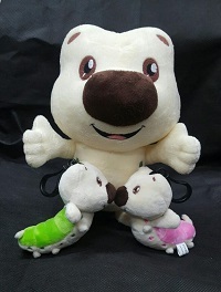 NSP통신-부안군 누에캐릭터 참뽕이 인형