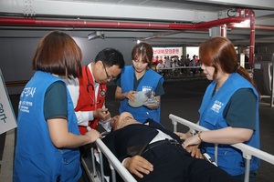 [NSP PHOTO]순천향대천안병원, 지역사회 재난발생 대비 훈련 실시