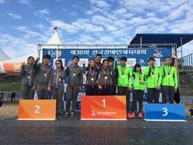 [NSP PHOTO]안성시 한길 학교 박소영 학생, 제36회 전국장애인체전서 금 · 동메달 수상 영예