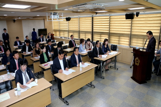 [NSP PHOTO]수원시, 시의원 청탁금지법 교육 실시