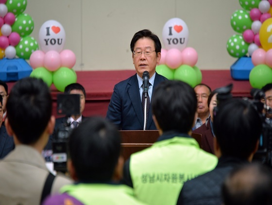 [NSP PHOTO]이재명 성남시장잘사는 사회, 성남시가 선도적으로 만들 터